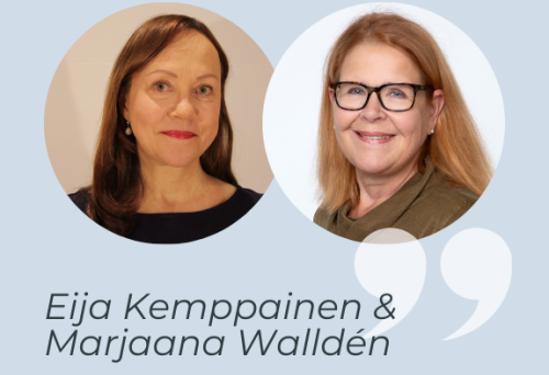 Eija Kemppainen ja Marjaana Wallden blogi